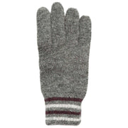 Guantes de punto acanalado Dents Salcombe - Gris carbón