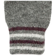 Guantes de punto acanalado Dents Salcombe - Gris carbón
