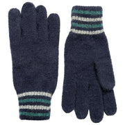 Guantes de punto acanalado Dents Salcombe - Azul marino