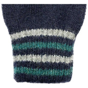 Guantes de punto acanalado Dents Salcombe - Azul marino