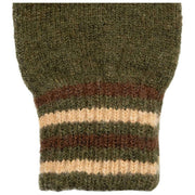 Guantes de punto acanalado Dents Salcombe - Verde oliva