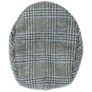 Gorra plana de tweed Stanwick de Dents - Azul