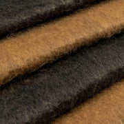 Bufanda tipo manta a rayas Dents - Camel Beige/Negro
