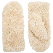 Manoplas de forro polar Dents Teddy - Beige natural