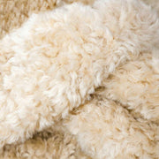 Bufanda de forro polar Dents Teddy - Beige natural