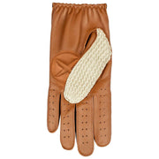 Guantes de conducción de cuero The Suited Racer Hatcher de Dents - Cognac Tan