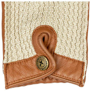 Guantes de conducción de cuero The Suited Racer Hatcher de Dents - Cognac Tan
