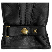 Guantes de cuero Dents Whitchurch Deerskin - Negro