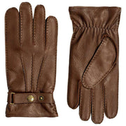 Guantes de cuero Dents Whitchurch Deerskin - Marrón nogal