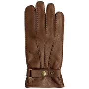 Guantes de cuero Dents Whitchurch Deerskin - Marrón nogal