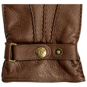 Guantes de cuero Dents Whitchurch Deerskin - Marrón nogal