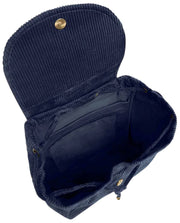 Mochila Hindbag Eliot - Terciopelo Azul Marino
