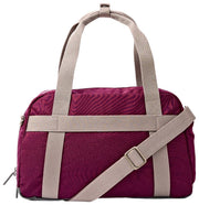 Bolso de viaje pequeño Roka Gatwick de lona reciclada - Rojo lacado cereza