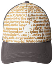 Gorra Trucker con estampado fino de Kangol - Gris