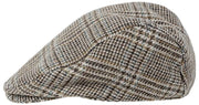 Gorra plana Dents Stanwick de tweed - Marrón