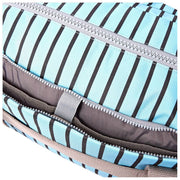 Bolso de viaje Roka Gatwick mediano de lona reciclada - Rayas azules