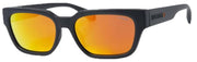 Gafas de sol rectangulares suaves de ajuste superdry grande - negro