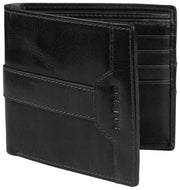 Cartera plegable Dents Itchen - Negro