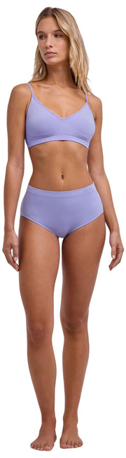 Calzoncillos Falke Daily Seamless de cintura media - Lavendust Lilac