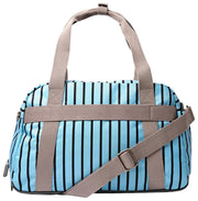 Bolso de viaje pequeño Roka Gatwick de lona reciclada - Rayas azules