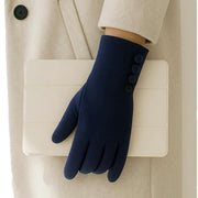 isotoner-thermal-smartouch™-button-gloves---navy-34518532