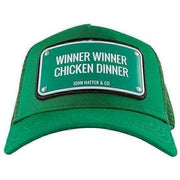 john-hatter-winner-winner-chicken-dinner-aluminium-trucker-cap---green-34329296