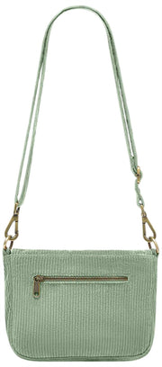 Bolso de hombro Hindbag Margault - Terciopelo Verde Menta