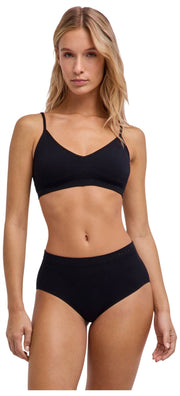 Falke Bralette Daily Sin Costuras Bustier - Negro