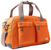Bolso de viaje Roka Gatwick mediano de lona reciclada - Naranja Atómica