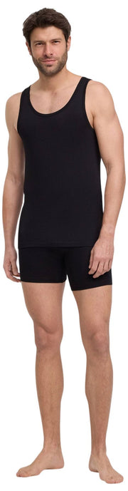 Falke Daily Comfort - Pack de 2 camisetas sin mangas - Negro