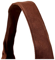 Bolso de hombro grande de lona de algodón Roka Hoxton - Lindt Brown