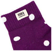 Calcetines tobilleros Roka Wembley - Punto Púrpura