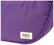Bolso bandolera Roka Farringdon Taslon - Púrpura uva gótica