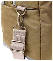 Bolso de viaje Roka Gatwick mediano de lona reciclada - Marrón spray de mar
