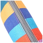 Roka Maida Vale Bolso mediano de lona de algodón - Rayas anchas y multicolores
