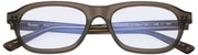 MessyWeekend Travis Gafas de lectura con luz azul - Transparente/Verde oliva