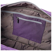 Bolso de viaje Roka Gatwick mediano de lona reciclada - Púrpura oscuro