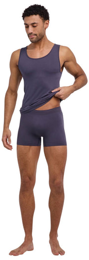 Camiseta musculosa sin costuras Falke Daily - Gris carbón