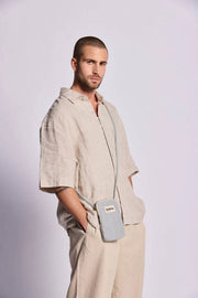 Bolso para teléfono Hindbag Bill - Rayas azules