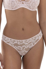 Mey increíble cuerda lace thong - blossom desnuda
