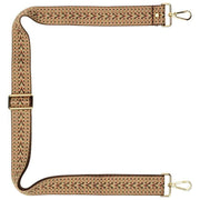Correa para bolso Elie Beaumont - Tejido pastel chocolate Marrón