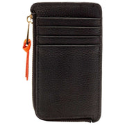 Tarjetero Elie Beaumont Coin - Negro/Naranja