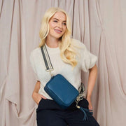 Bolso bandolera Elie Beaumont - Azul Báltico