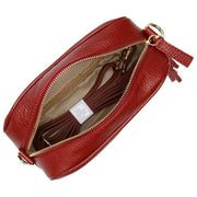 Bolso bandolera Elie Beaumont - Rojo sangre de buey