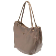 Bolso tote suave curvo Elie Beaumont - Mink Beige