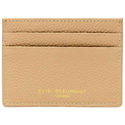 Tarjetero con forma de corazón Elie Beaumont - Beige visón/Rojo vino