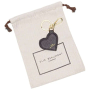 Llavero Corazón Elie Beaumont - Negro