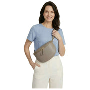 Bolso bandolera grande Elie Beaumont - Visón Beige