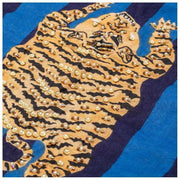 Chaqueta bomber de algodón Serendipity de Elie Beaumont - Azul tigre tibetano
