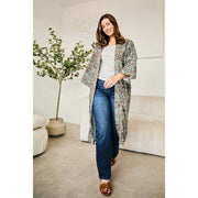Elie Beaumont Kimono largo Serendipity - Barroco azul claro